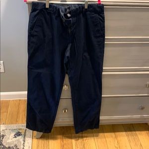 Gap Khakis size 33/32 navy blue